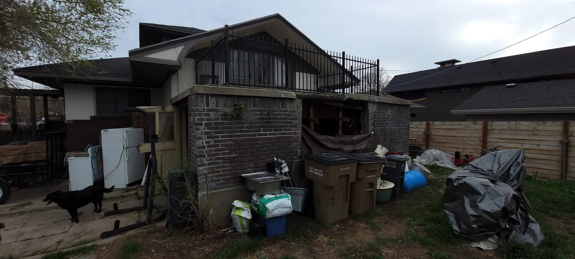 Before Backyard Transformation project